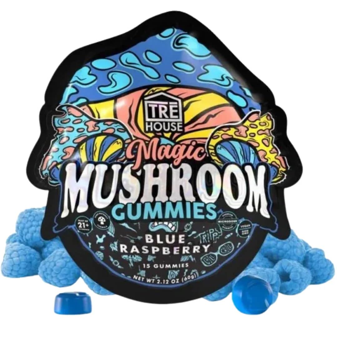 Tre House Magic Mushroom Gummies - Blue Raspberry