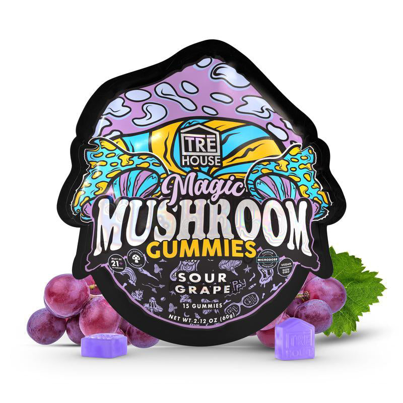 Tre House Magic Mushroom Gummies - Sour Grape