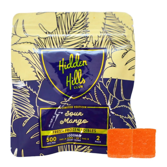 Hidden Hills - Fresh Frozen Edibles - 2x500mg - Sour Mango