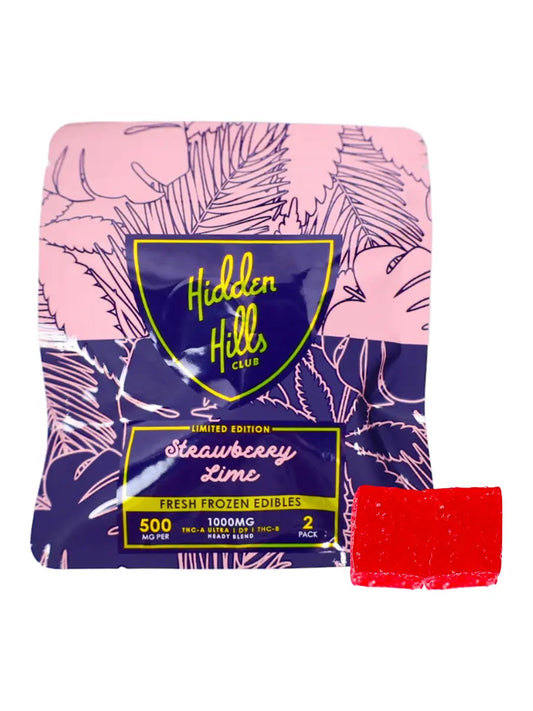 Hidden Hills - Fresh Frozen Edibles - 2x500mg - Strawberry Lime