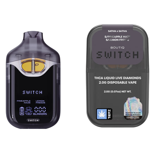 Boutiq SWITCH - 2G - Pineapple Haze ( Sativa ) x Lemon Freeze ( Sativa )