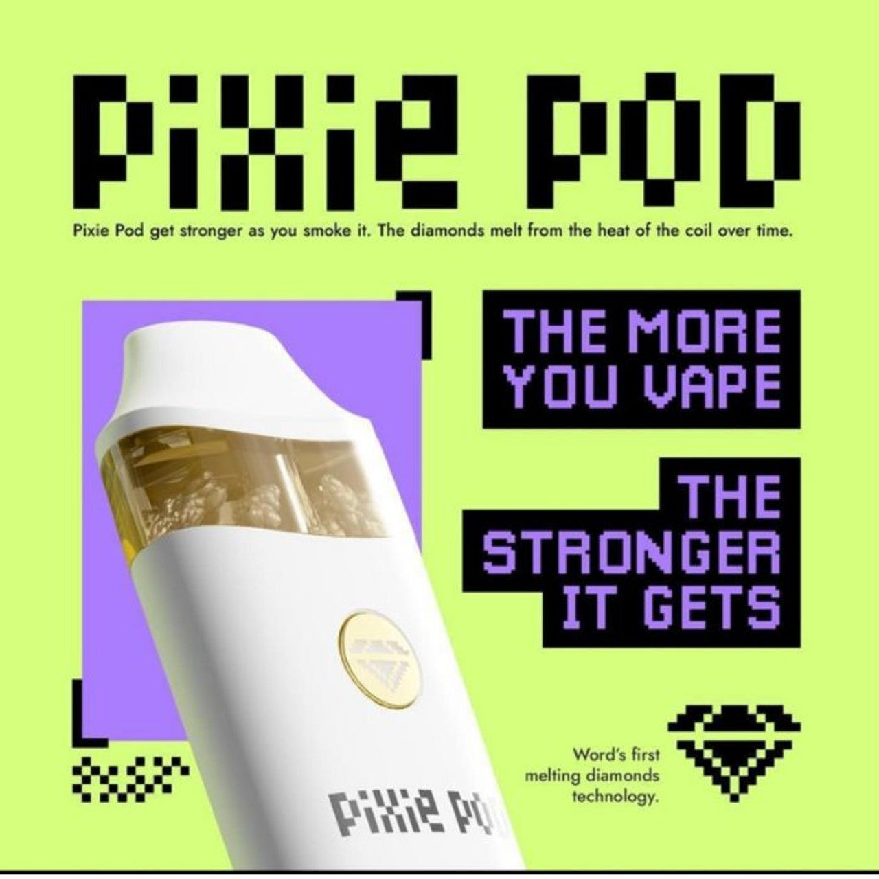 Pixie Pod 4 Gram Disposable -Live Diamond Blend - Blue Zushi (Hybrid)