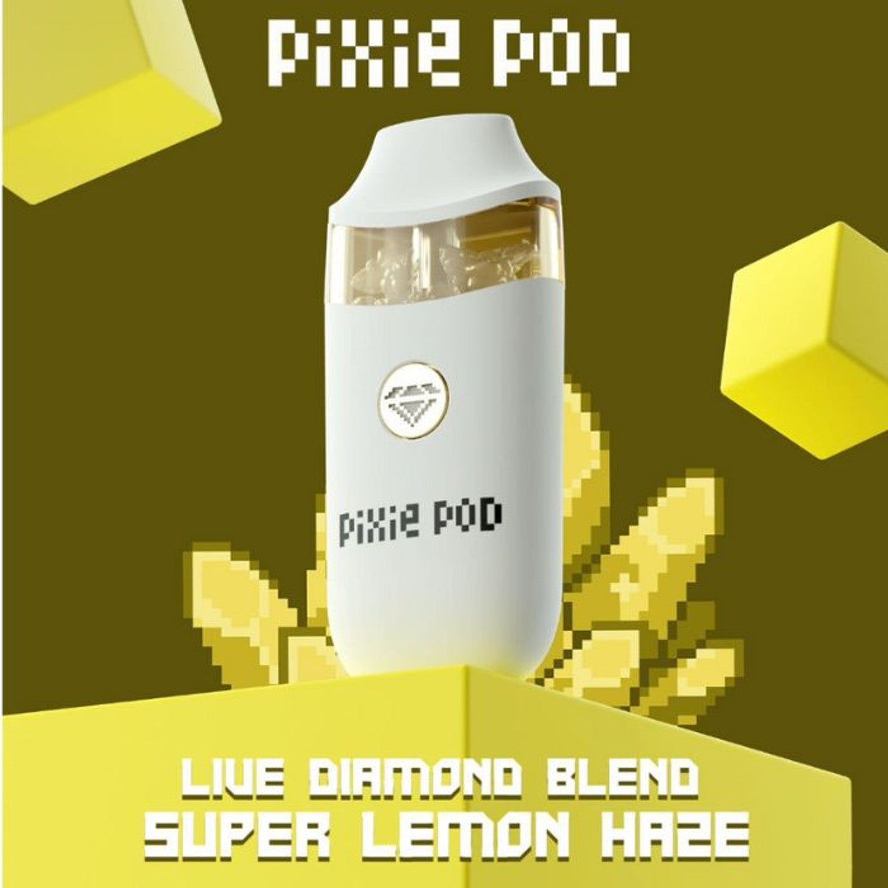 Pixie Pod 4 Gram Disposable -Live Diamond Blend - Super Lemon Haze (Sativa)